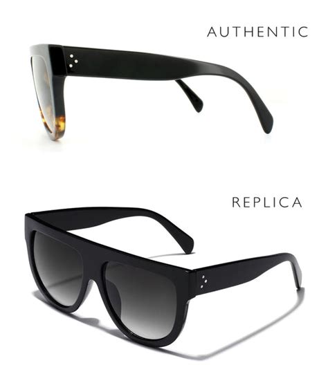 celine edge sunglasses real vs fake|3 Ways to Determine Authentic Sunglasses .